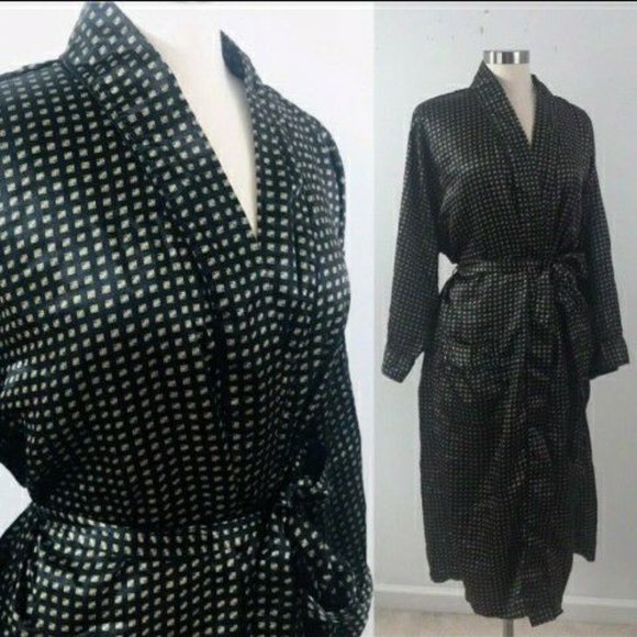 Robert Louis Other - Gatsby Style Robert Louis luxury silk black robe